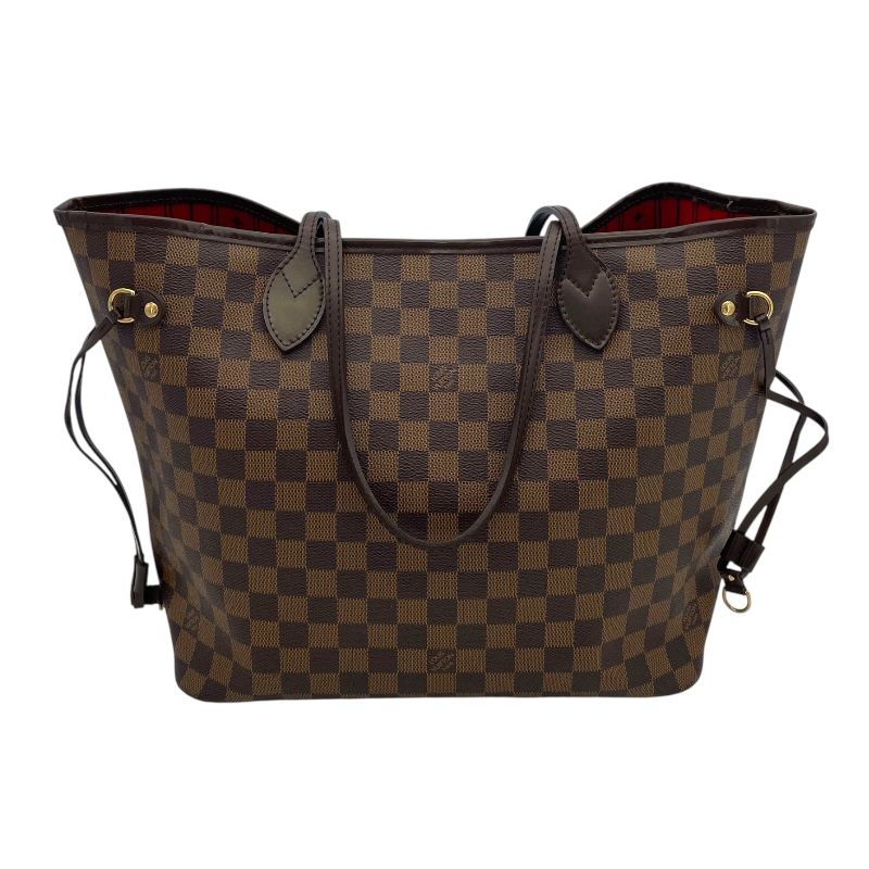 Louis Vuitton Neverfull MM Damier Ebene Canvas Tote Bag