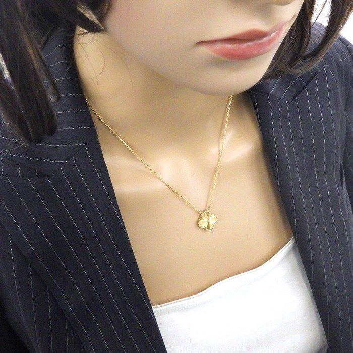 Van Cleef & Arpels Vintage Alhambra Necklace in K18 Yellow Gold