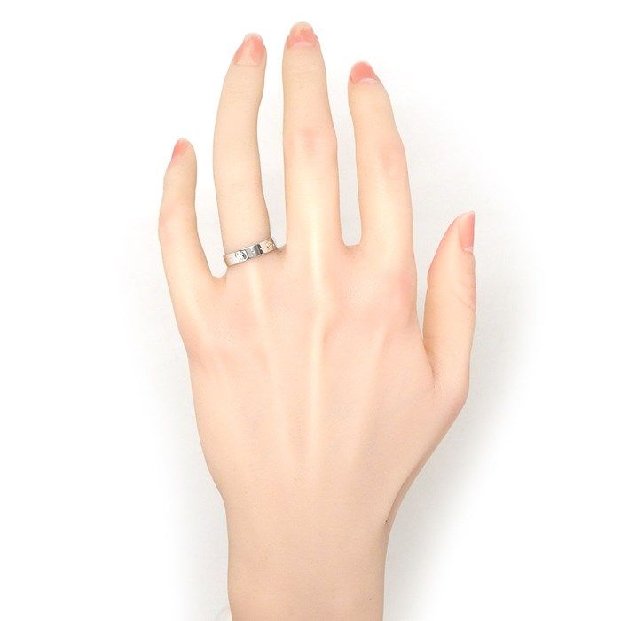 GUCCI Icon Slim Ring in K18 White Gold - Exquisite Craftsmanship