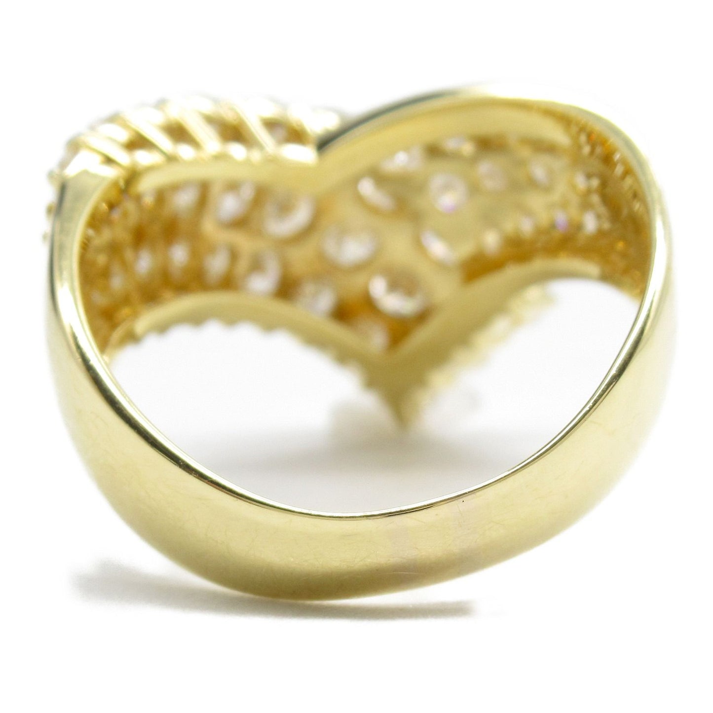 Exquisite K18 Yellow Gold Diamond Ring - 2.08ct Luxury Jewelry