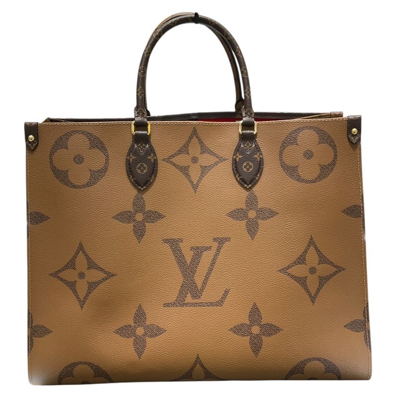 Louis Vuitton OnTheGo GM Monogram Giant Reverse Tote Bag - Brown