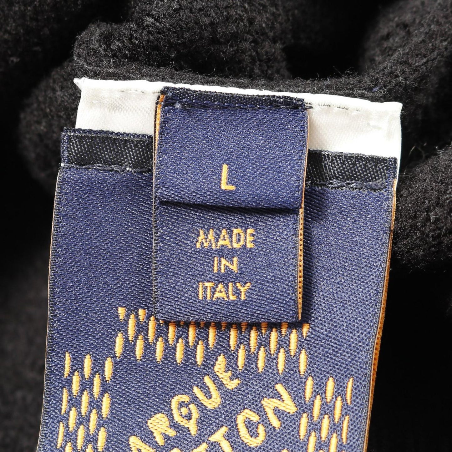 Louis Vuitton Monogram Graphic Jacquard Hoodie - Black Wool