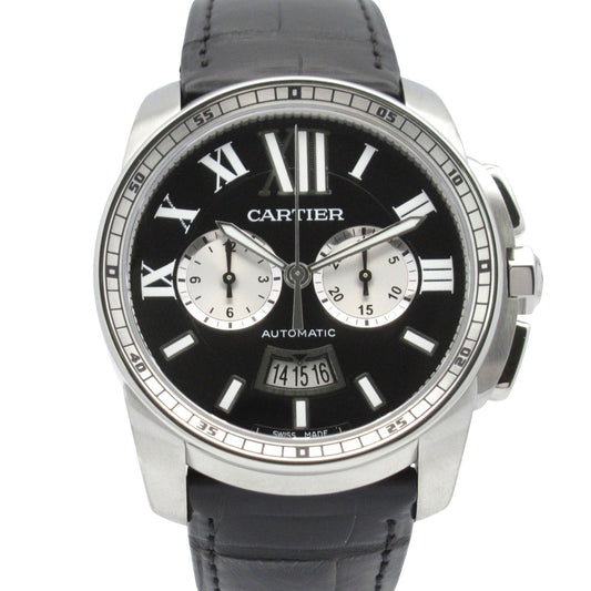 Cartier Calibre de Cartier Chronograph W7100060 - Black Stainless Steel