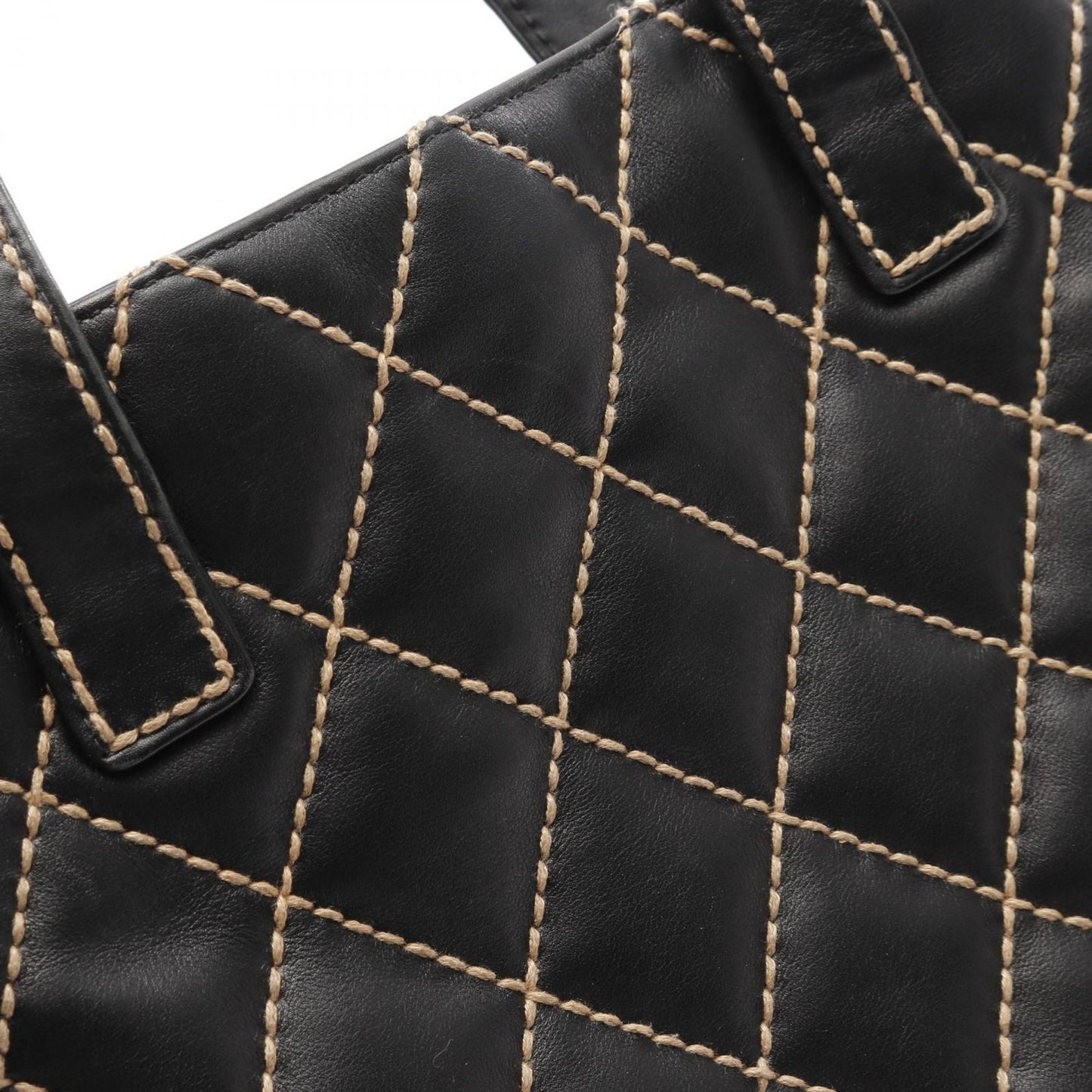 CHANEL Wild Stitch Tote Bag in Black Leather - Timeless Elegance