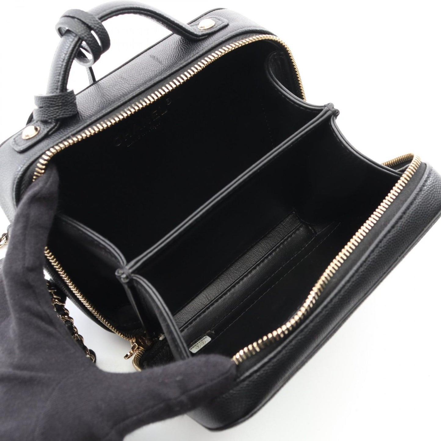 CHANEL CC Filigree Small Vanity Bag - Timeless Elegance