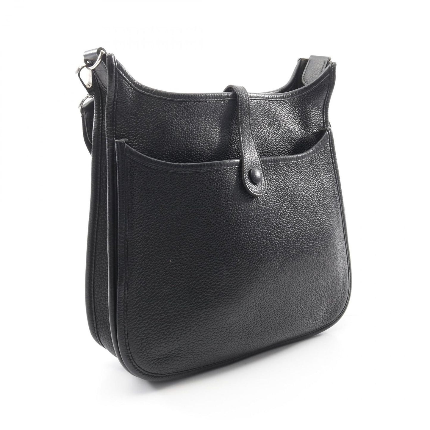 HERMES Evelyne 3 PM Shoulder Bag in Black - Timeless Elegance