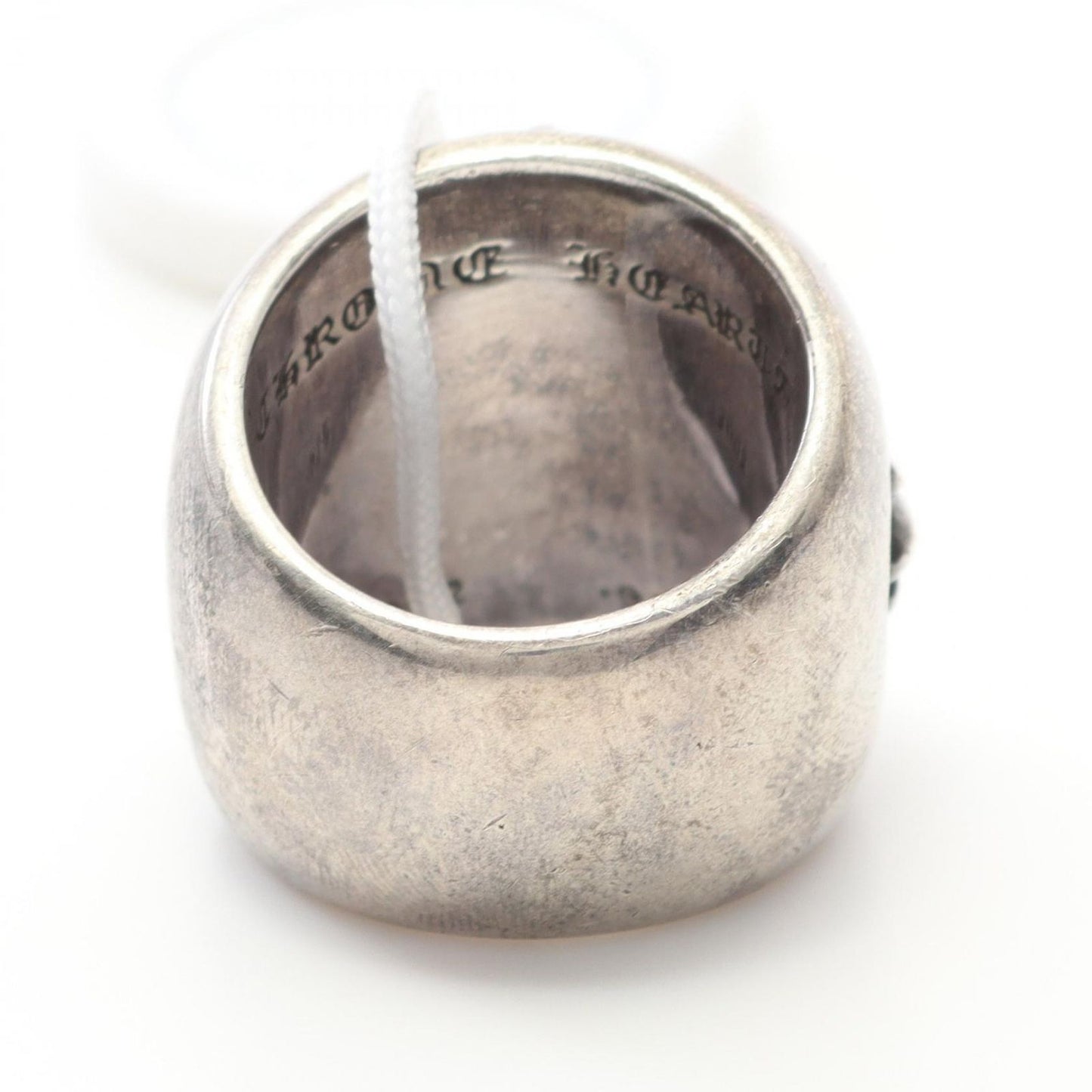 CHROME HEARTS Classic Oval Cross Ring in Silver 925 - Size 20