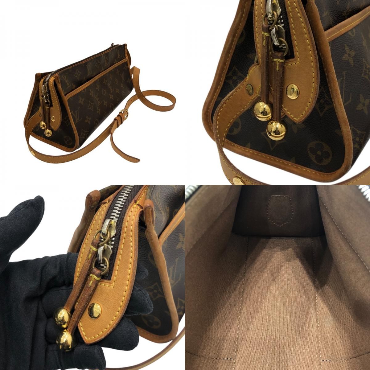 Louis Vuitton Popincourt Long M40008 Monogram Canvas Shoulder Bag