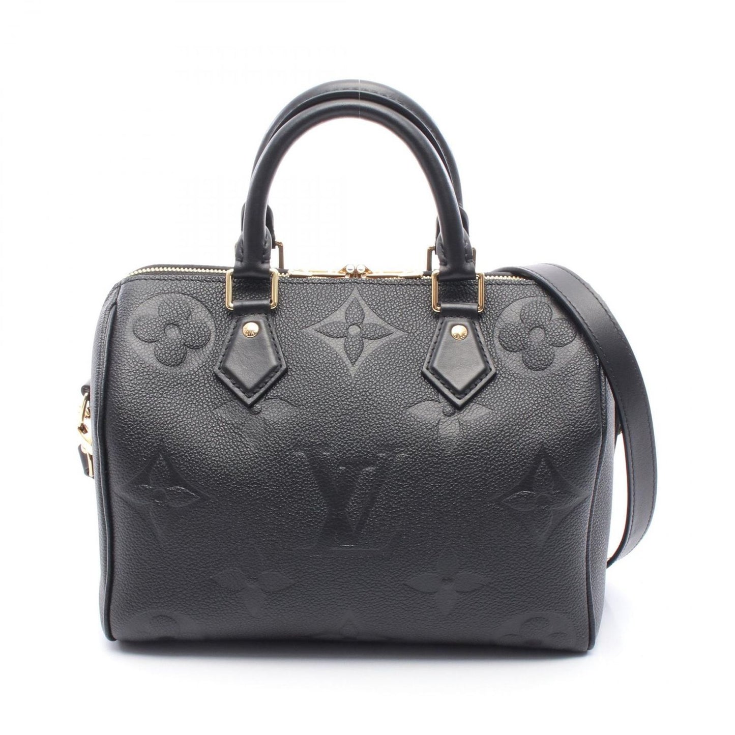 Louis Vuitton Speedy Bandoulière 25 Monogram Empreinte Giant Noir Handbag