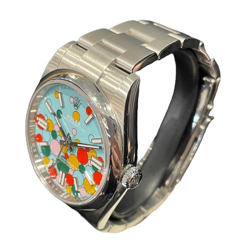 Rolex Oyster Perpetual 41 Celebration Turquoise Dial Men's Watch