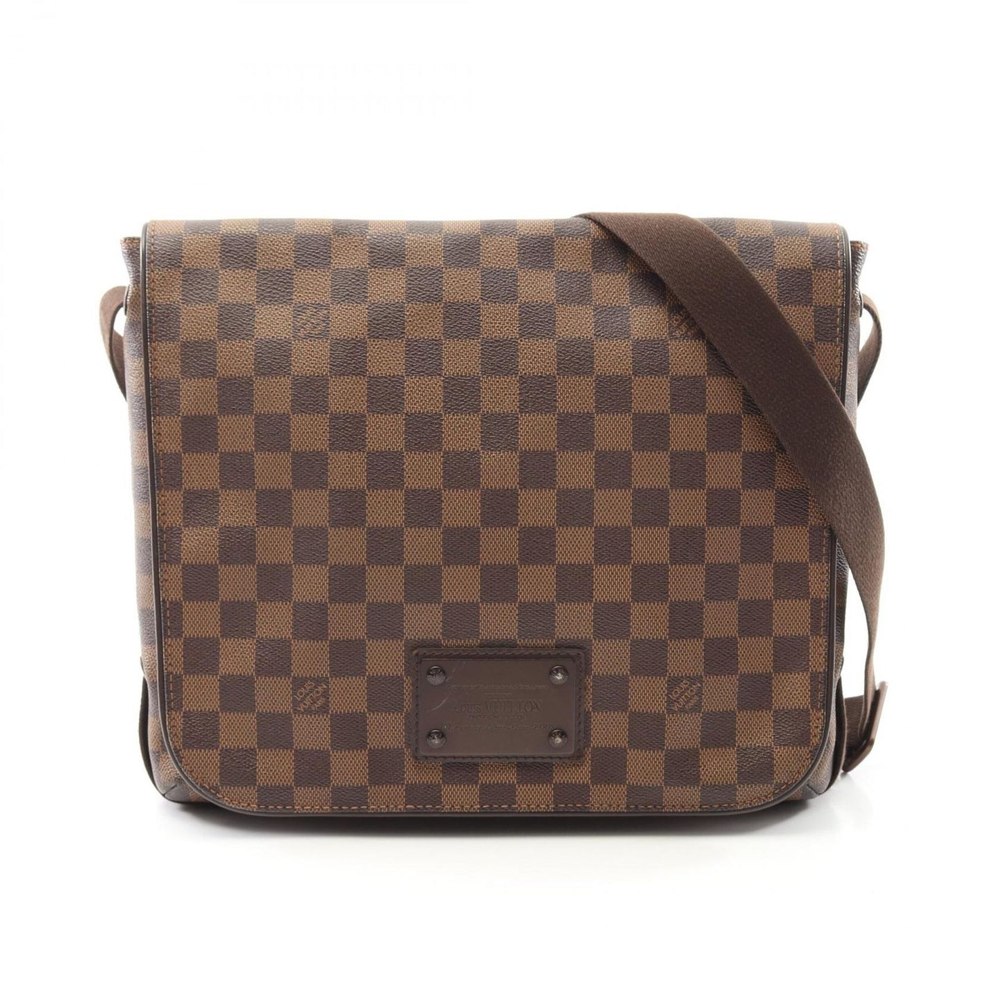 Louis Vuitton Brooklyn MM Damier Ebene Shoulder Bag - Timeless Elegance