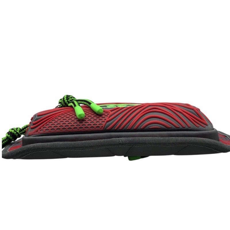 GUCCI GG Nylon Belt Bag - Gray/Red - Exclusive Luxury Accessory