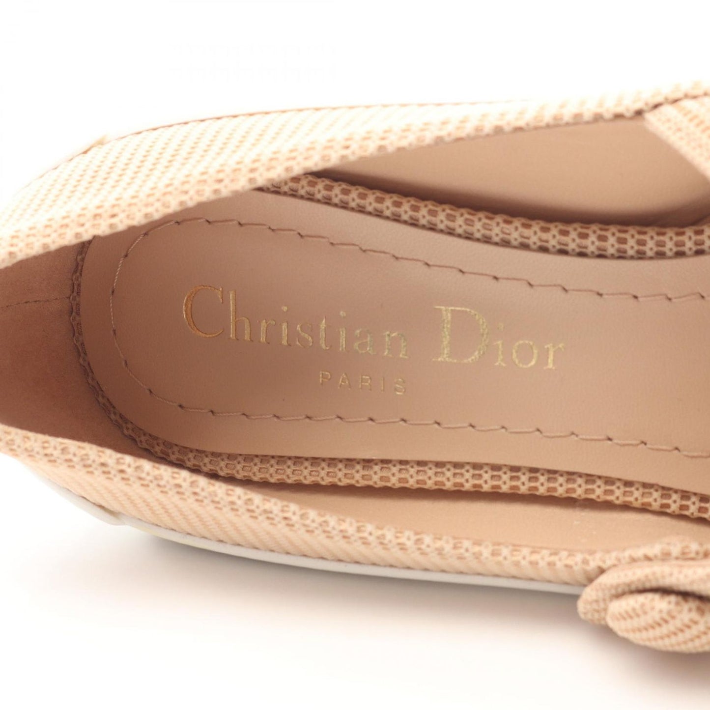 Dior D-Motion Beige Fabric Pumps - Exquisite Elegance
