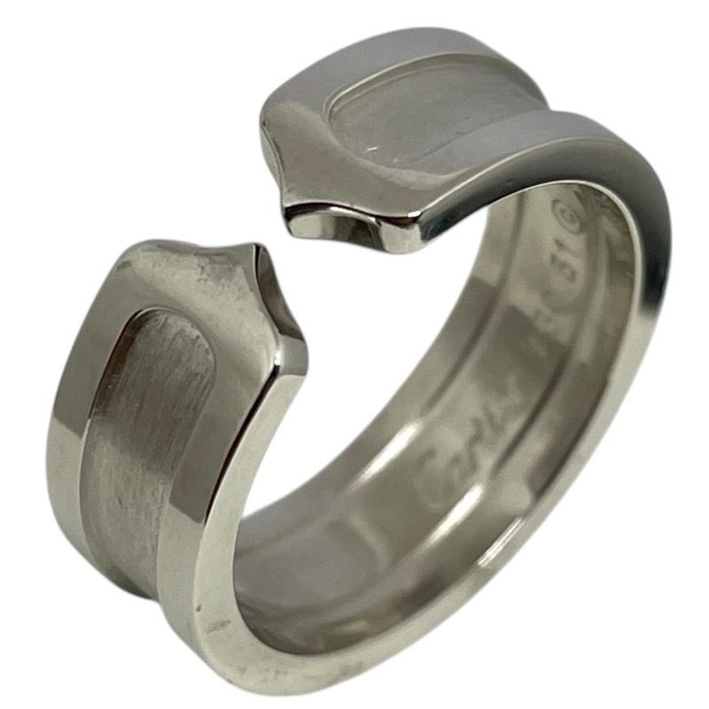 Cartier C2 Ring SM in 750WG - Exquisite Luxury Jewelry