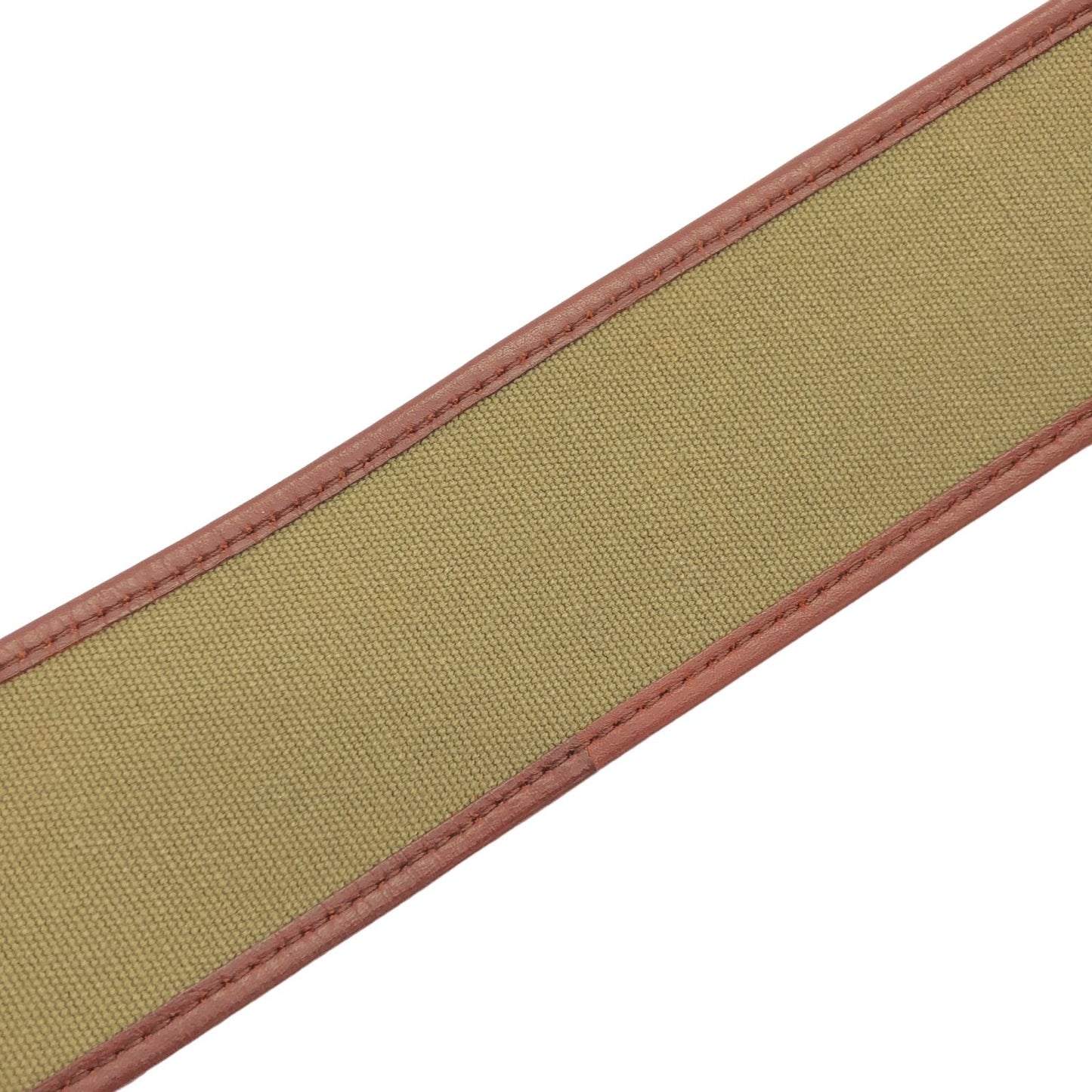 GUCCI Khaki & Red Belt - Timeless Elegance & Craftsmanship