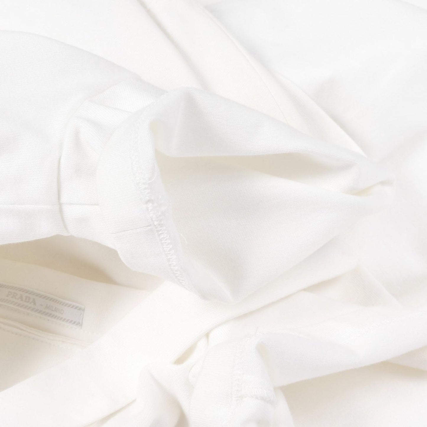 PRADA Cotton Dress 33556 - Timeless Elegance in White