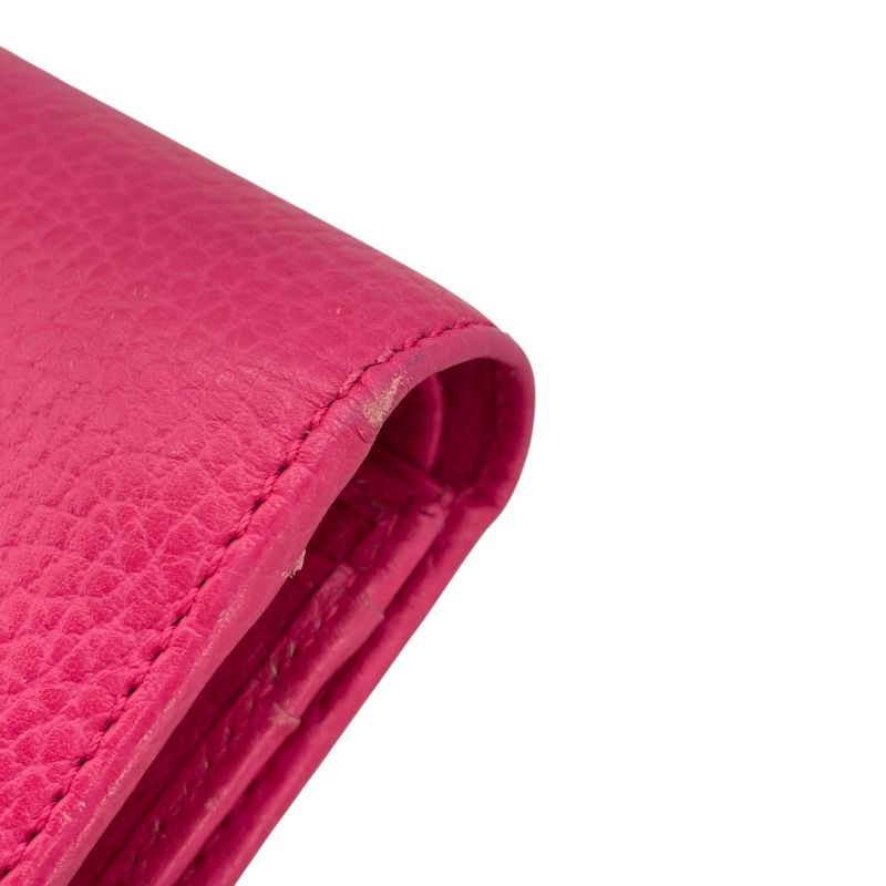 GUCCI GG Marmont Pink Leather Wallet - Exquisite Craftsmanship