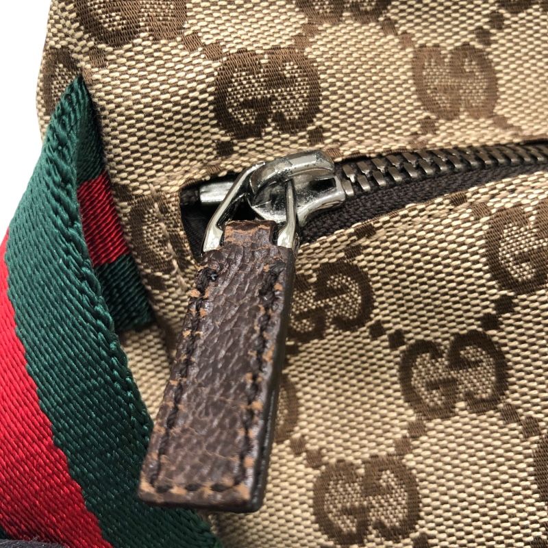 GUCCI GG Canvas Waist Bag - Beige GG Supreme Canvas for Women