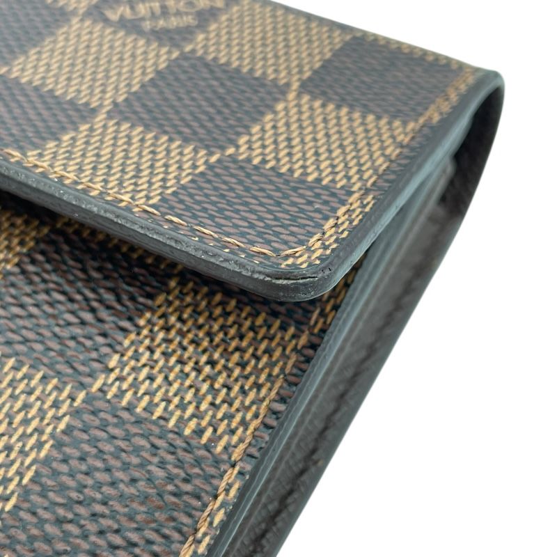 Louis Vuitton Portefeuille Sarah Brown Damier Canvas Long Wallet