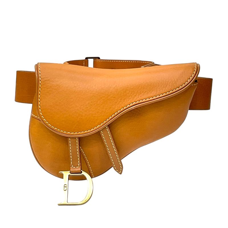 Christian Dior Saddle Waist Bag in Brown Calf Leather - Exquisite Craftsmanship