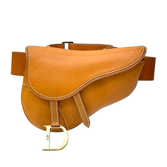Christian Dior Saddle Waist Bag in Brown Calf Leather - Exquisite Craftsmanship
