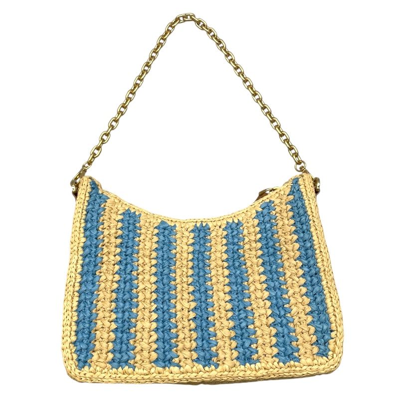 PRADA Re-Edition Shoulder Bag 1BH204 in Natural Raffia