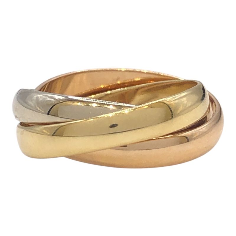 Cartier Trinity Ring in K18WG/K18PG/K18YG - A Timeless Masterpiece