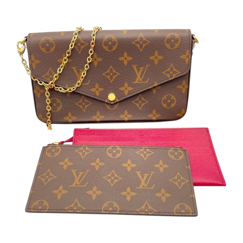 Louis Vuitton Pochette Felicie M81896 Monogram Canvas Shoulder Bag
