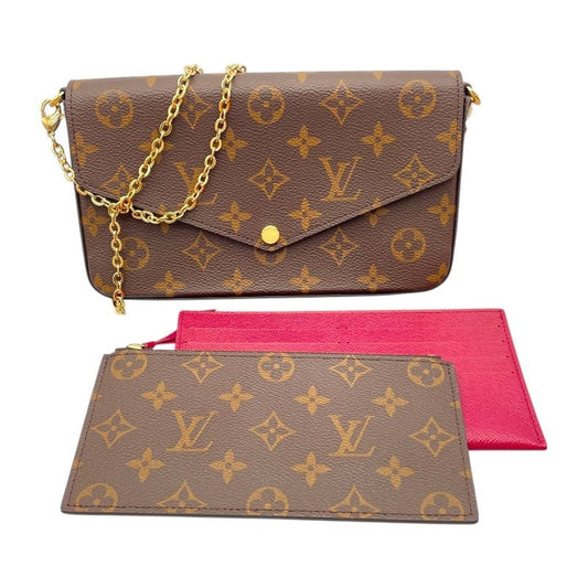 Louis Vuitton Pochette Felicie M81896 Monogram Canvas Shoulder Bag
