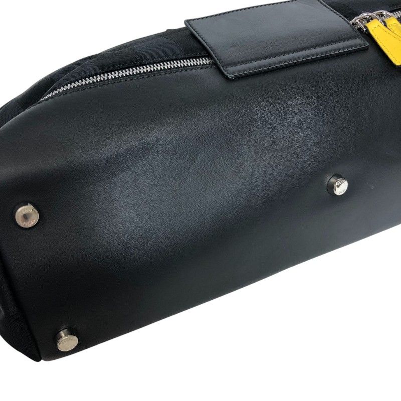 Fendi Peekaboo Iconic Medium Handbag - Black & Silver Hardware