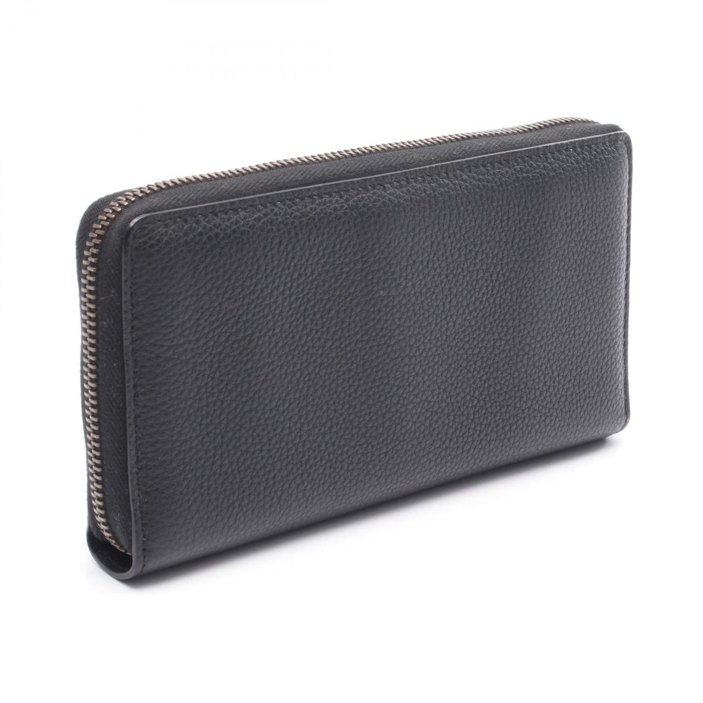 GUCCI Black Leather Zip-Around Wallet - Timeless Elegance