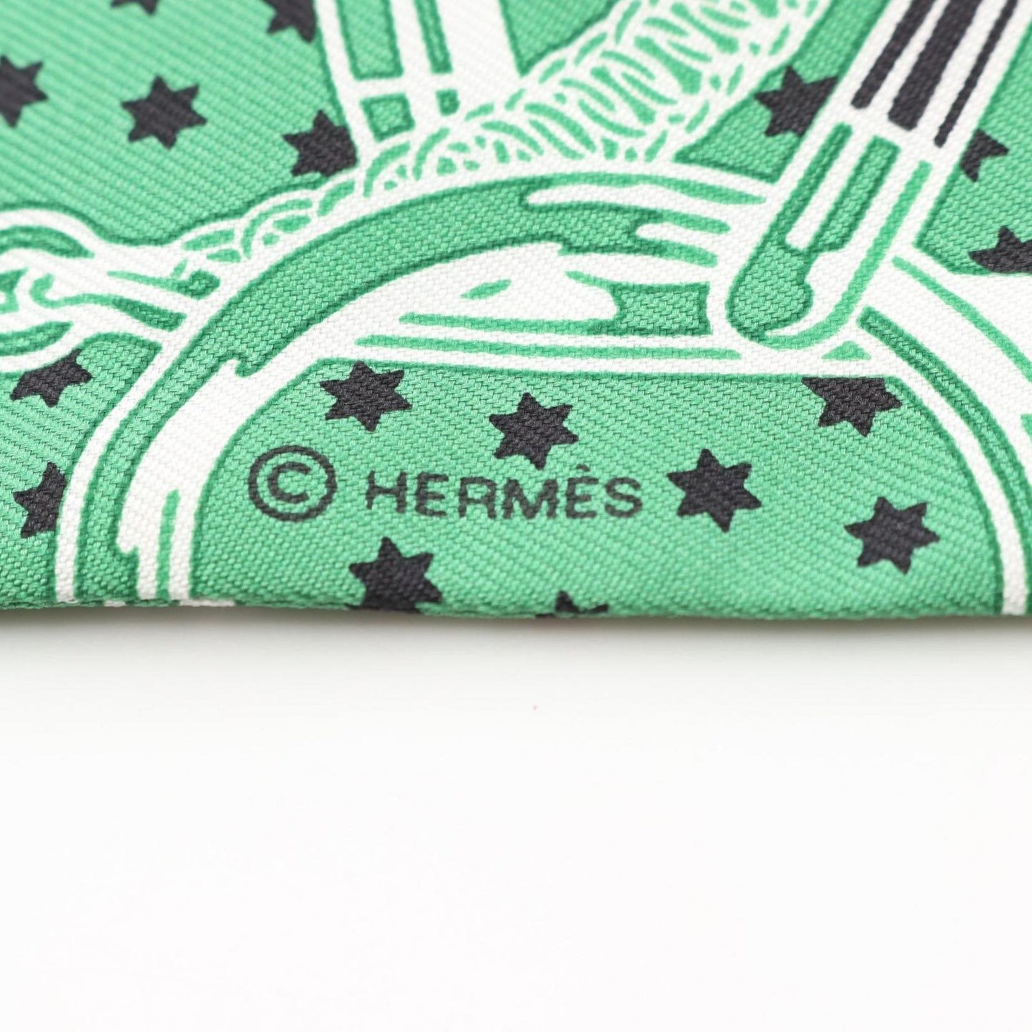 HERMES Eeperon Dor Bandana Twilly Scarf - Exquisite Silk in Blue