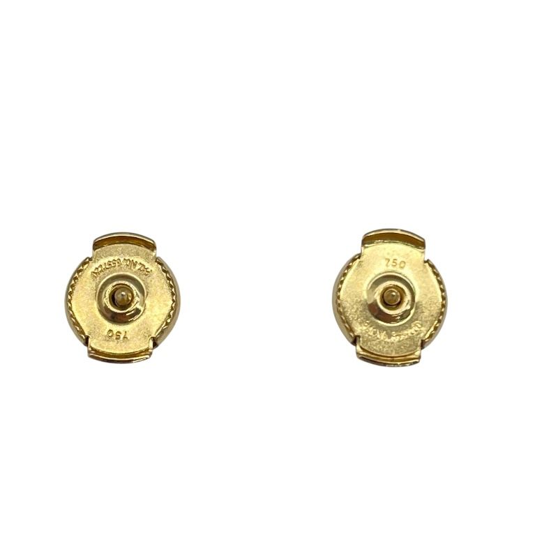 HERMES Chaine d'Ancre Earrings in K18 Pink Gold - Exquisite Luxury
