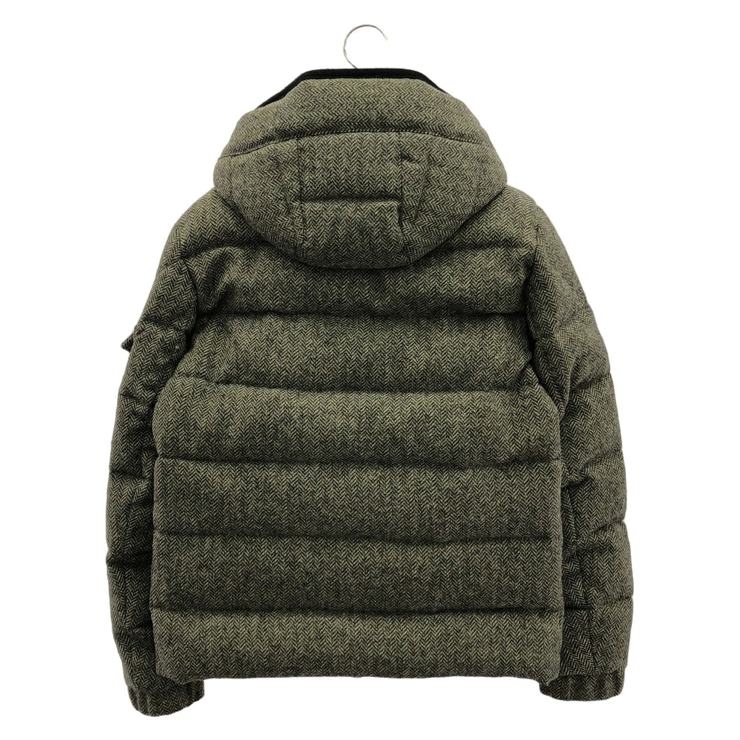 MONCLER Beige Wool Down Jacket - Timeless Elegance