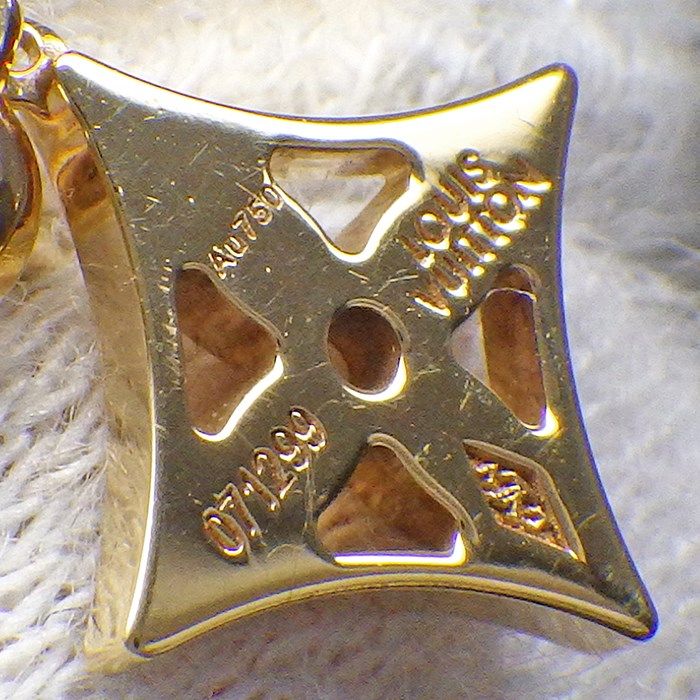 Louis Vuitton Monogram Idylle Star Motif Diamond Earrings - K18YG