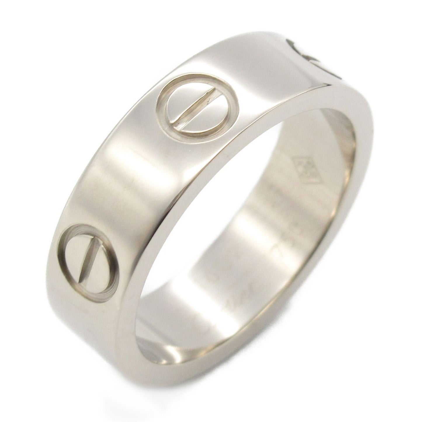 Cartier Love Ring in K18 White Gold - Timeless Elegance