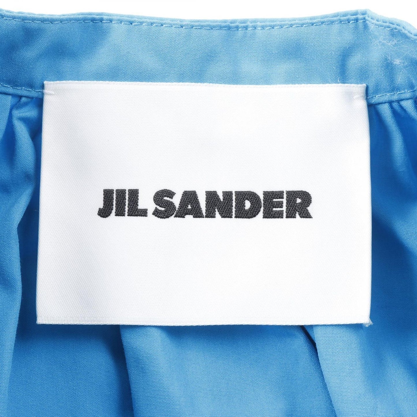 JIL SANDER Blue Cotton Blouse - Timeless Elegance