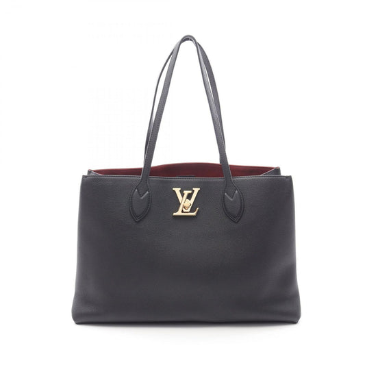 Louis Vuitton Lockme Shopper Tote Bag - Noir Leather - M57345