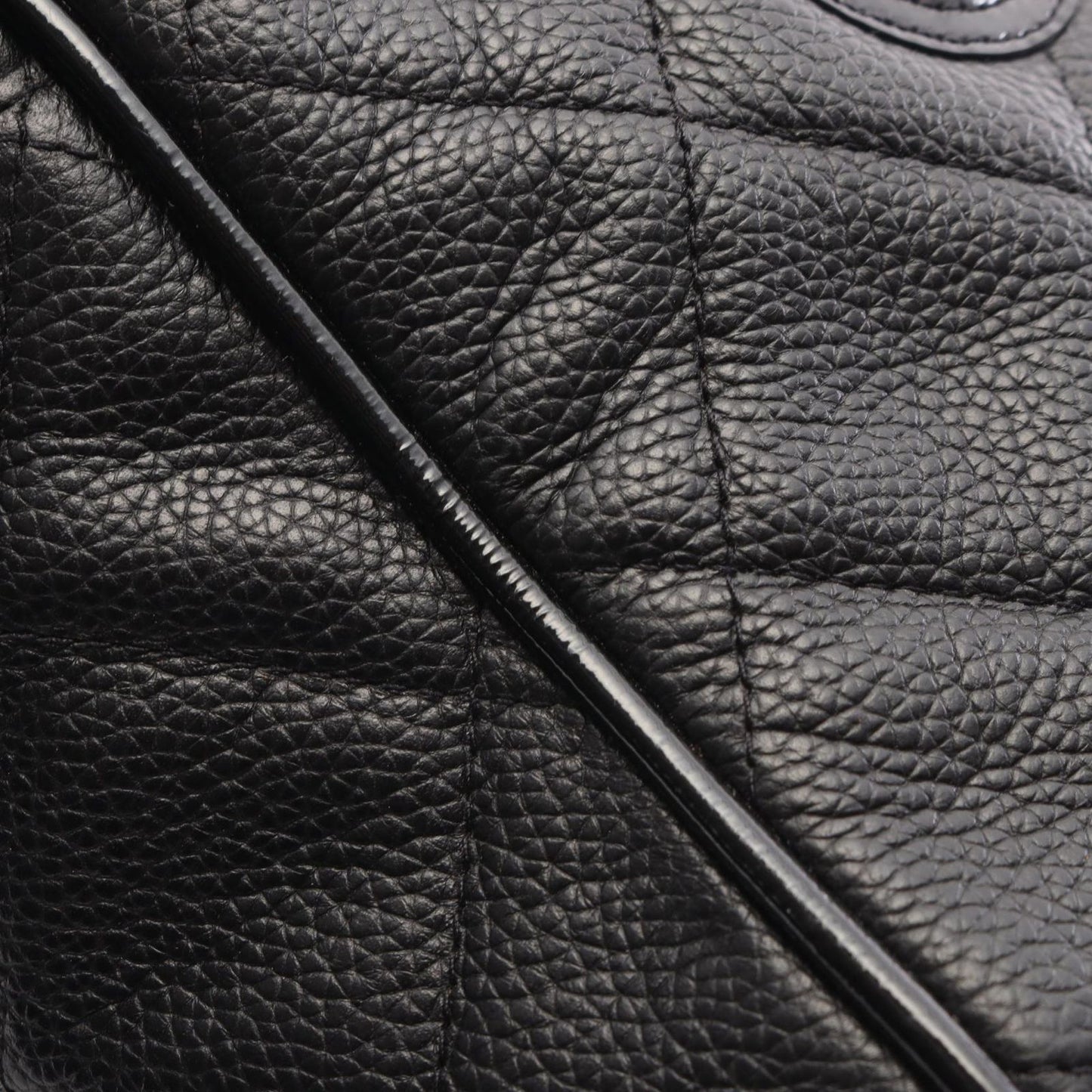 CHANEL Matelassé Tote Bag in Black Calfskin - Timeless Elegance