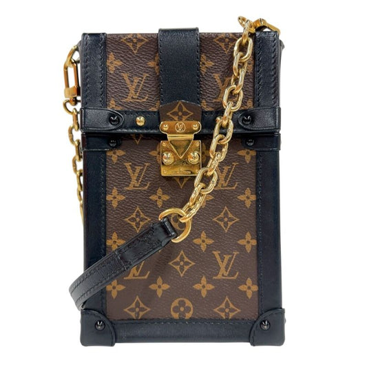 Louis Vuitton Monogram Reverse Pochette Trunk Vertical - Brown & Gold