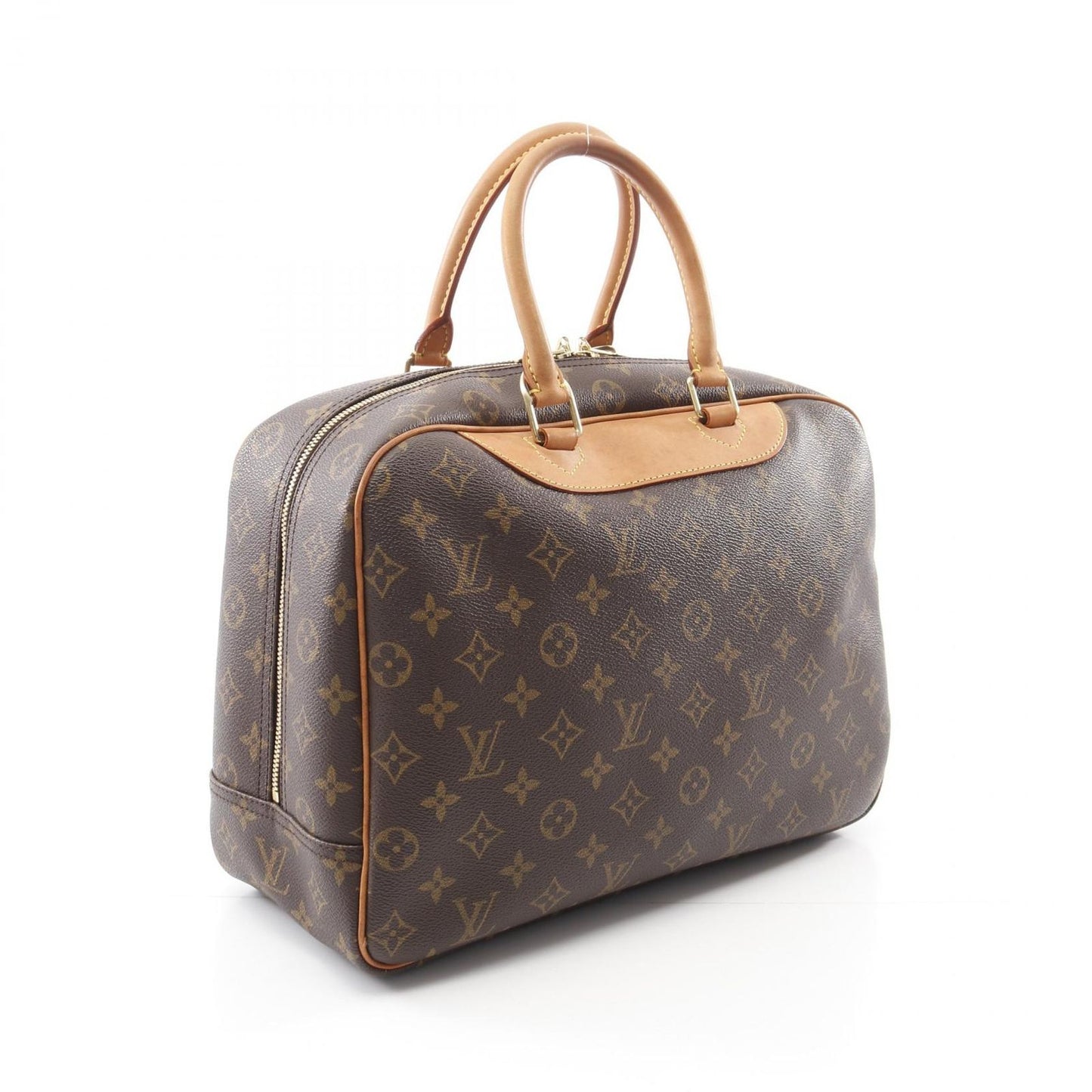 Louis Vuitton Deauville Bowling Vanity Monogram Handbag - Timeless Elegance