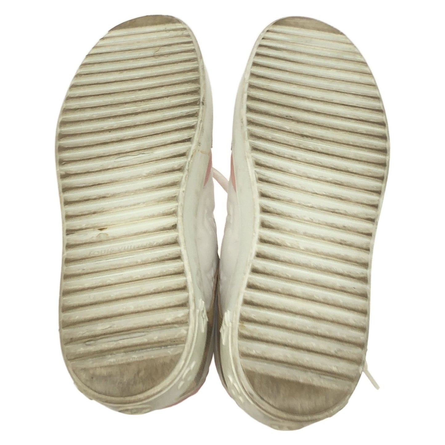 Louis Vuitton Pink Damier Azur Sneakers - Timeless Elegance