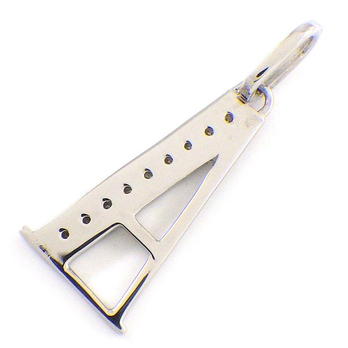 Exquisite Diamond Initial Pendant 'A' in Platinum - 0.11ct