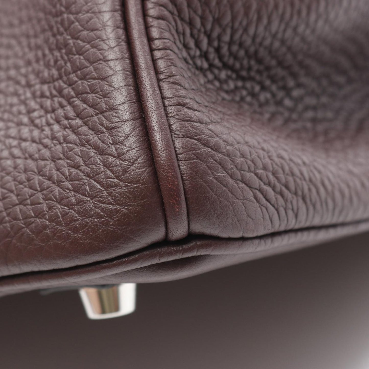 HERMES Birkin 30 Verso Rouge Serre Brick Handbag - Exquisite Craftsmanship