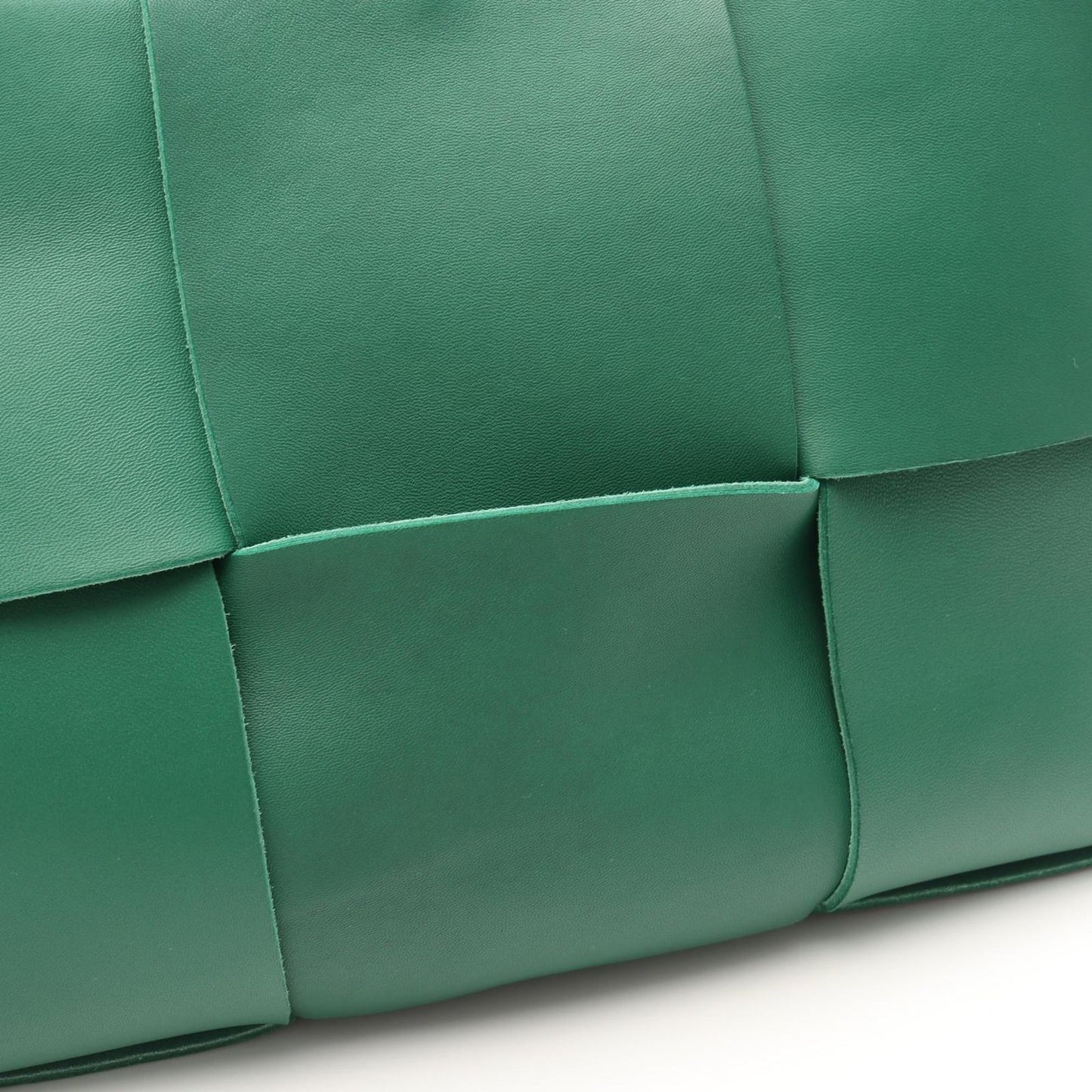 Bottega Veneta Arco Maxi Intrecciato Tote Bag in Green Leather