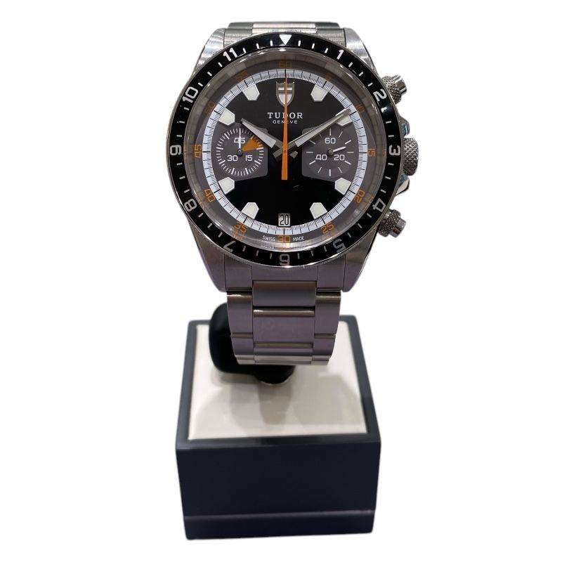TUDOR Heritage Chrono 70330N Black Stainless Steel Men's Watch