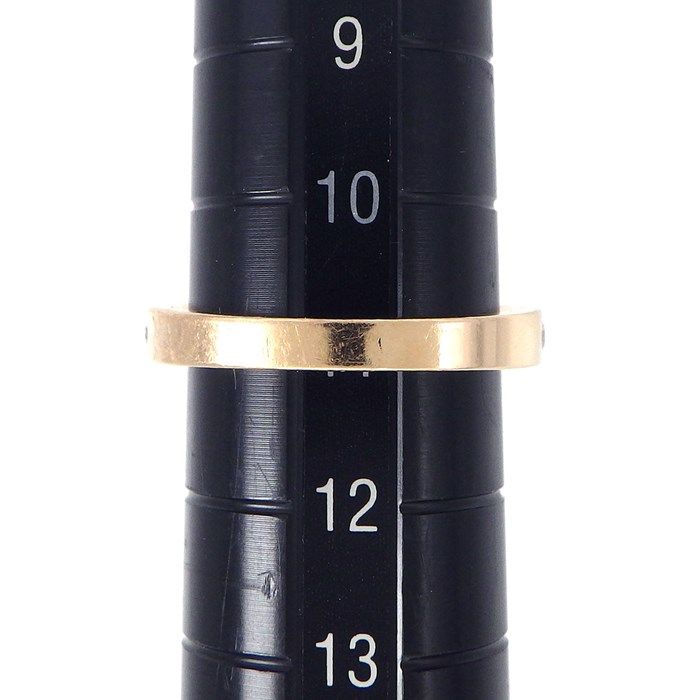 CHANEL Eternal No.5 Half Circle Diamond Ring in K18 Beige Gold