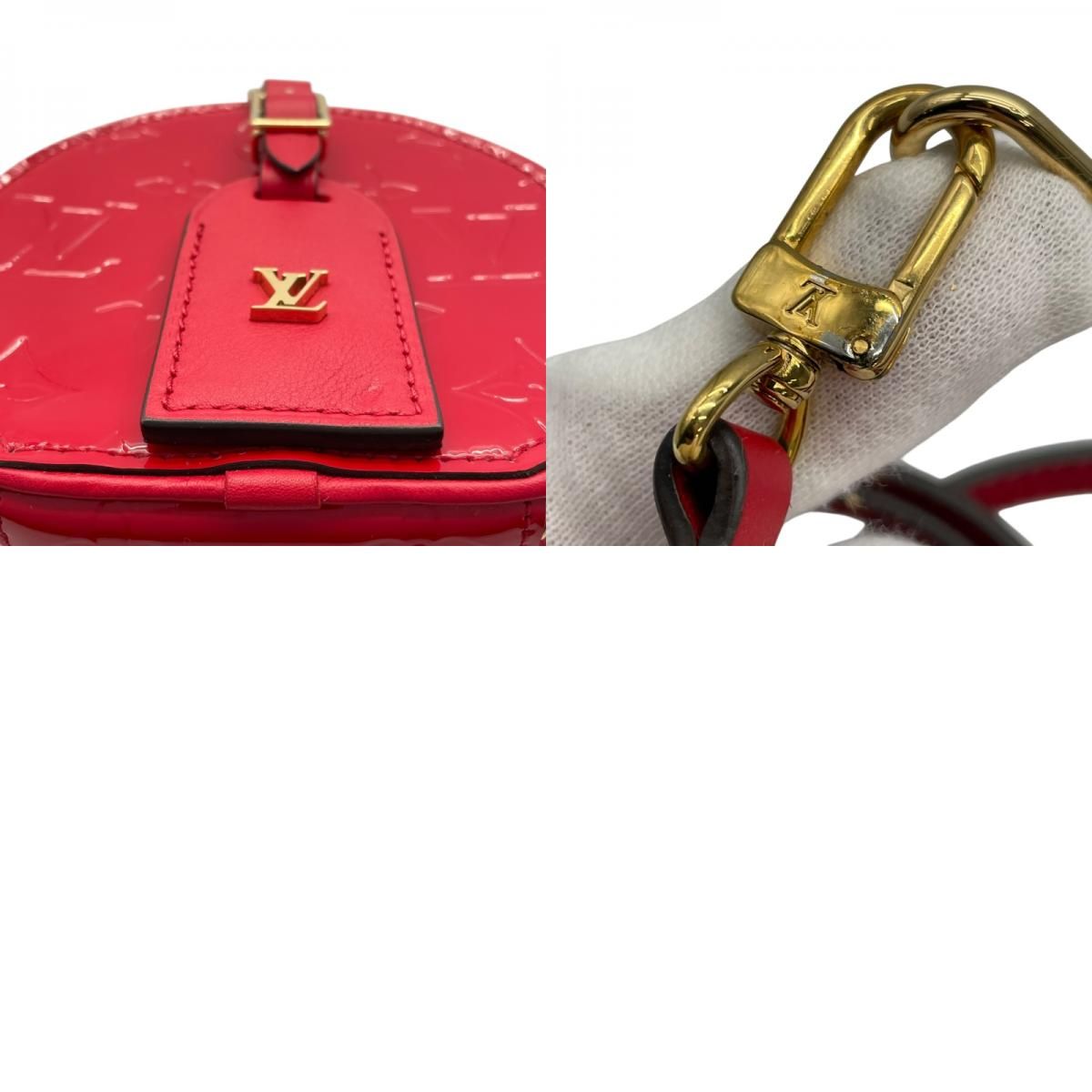 Louis Vuitton Boite Chapeau Souple M90498 in Rouge with Gold Hardware
