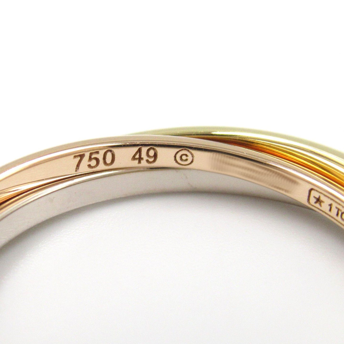 CARTIER Trinity Ring SM in K18 Yellow, White & Pink Gold