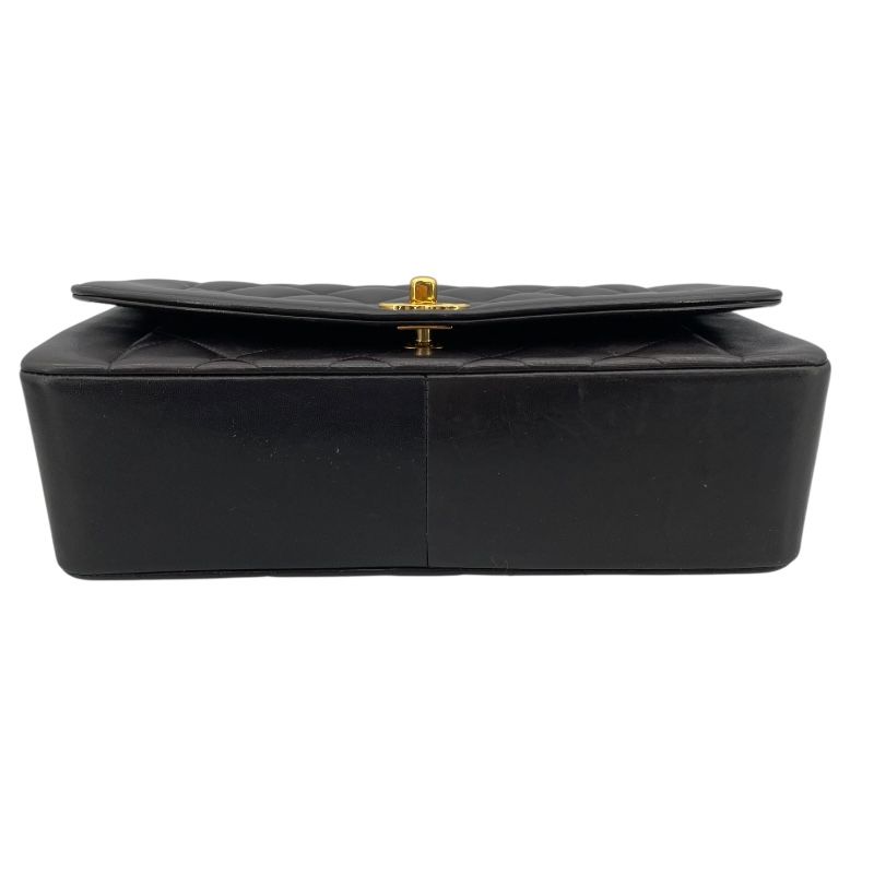CHANEL Diana 25 Black Lambskin Shoulder Bag - Timeless Elegance
